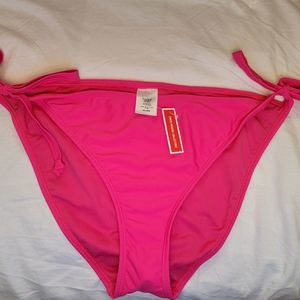 Pink bikini bottom